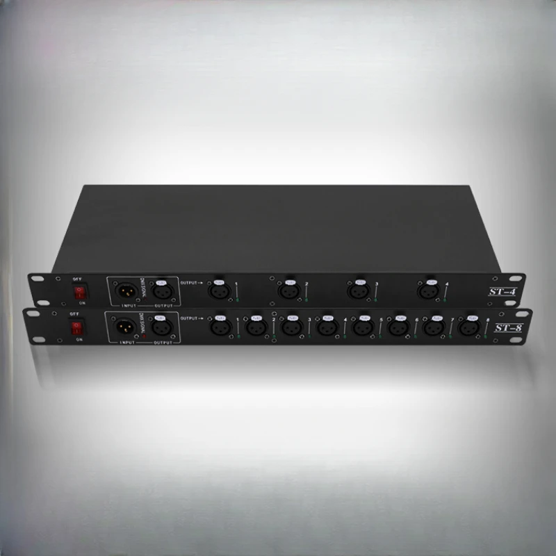 Light Signal Amplifier DMX512 Amplifier, RDM Stage Distributor, 4-way Opto-Isolation 8-Way Booster
Light Signal Amplifier DMX512 Amplifier, RDM Stage Distributor, 4-way Opto-Isolation 8-Way Booster