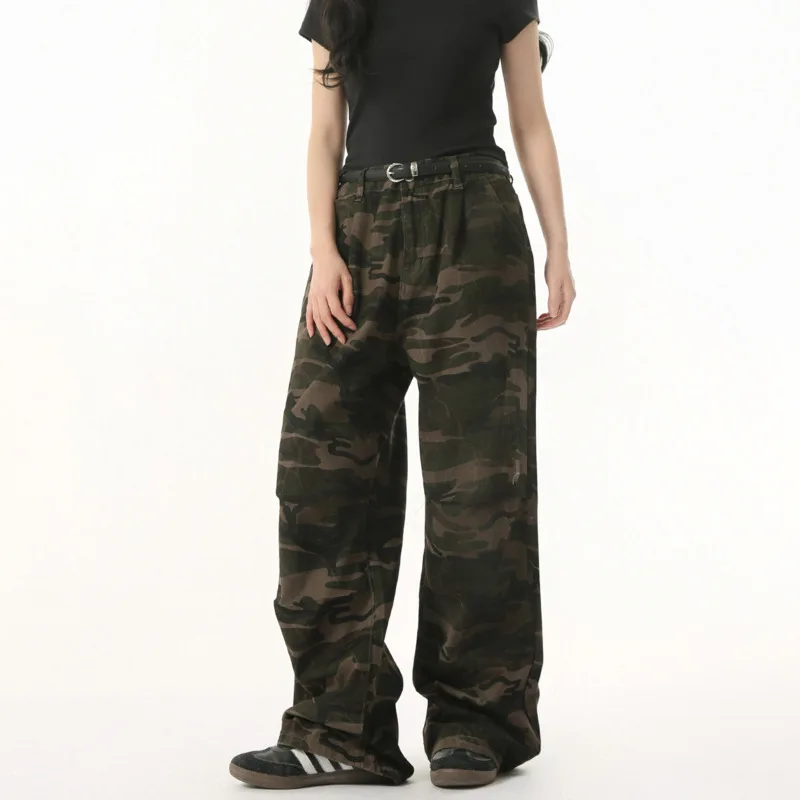 American Style Men's Jeans Bottom Camouflage Casual Wide Leg Streetwear Pants Straight Loose Denim Trousers 2025 Spring
American Style Men's Jeans Bottom Camouflage Casual Wide Leg Streetwear Pants Straight Loose Denim Trousers 2025 Spring