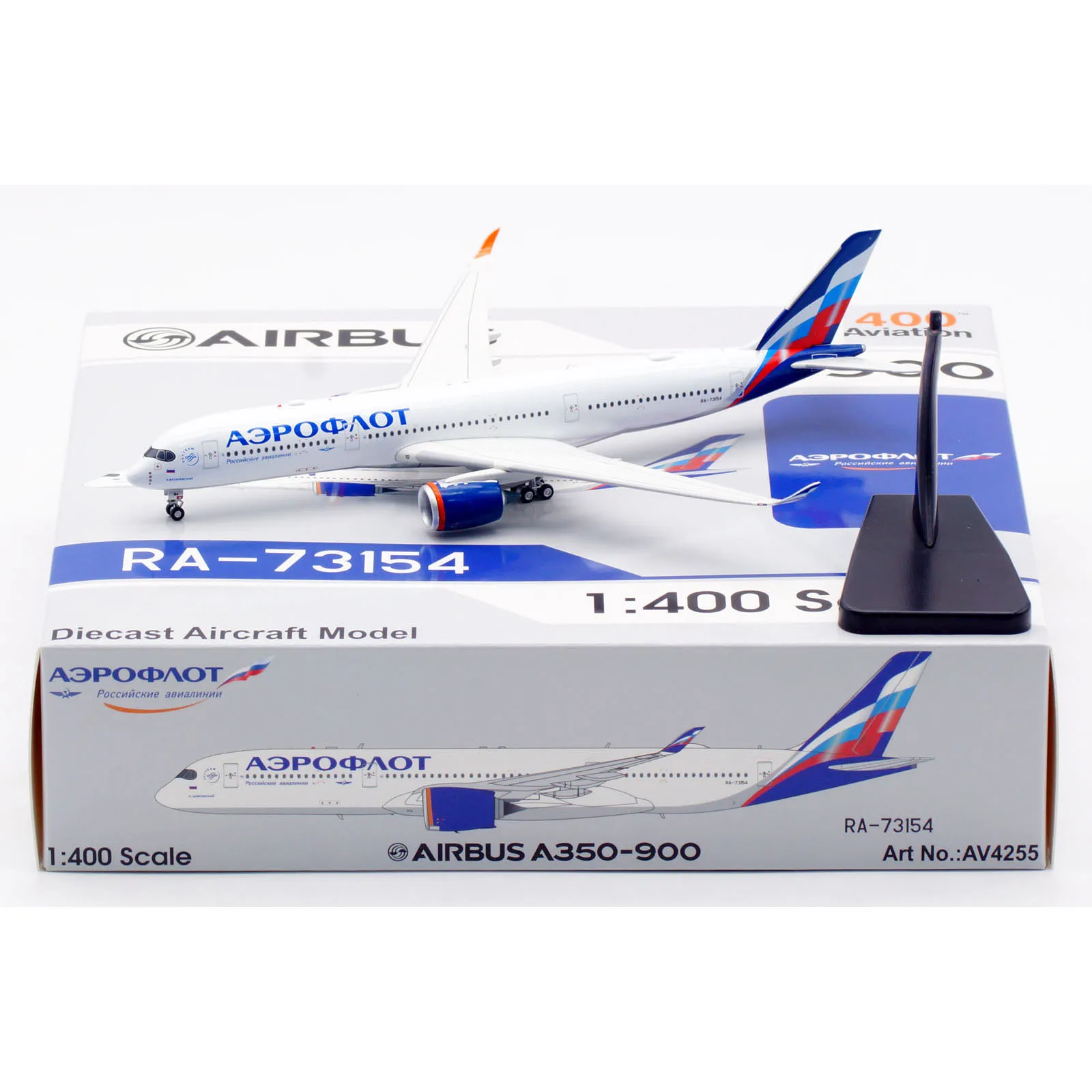 AV4255 Alloy Collectible Plane Gift Aviation 1:400 Aeroflot Airlines "SkyTeam" Airbus A350-900 Diecast Aircraft Model RA-73154
AV4255 Alloy Collectible Plane Gift Aviation 1:400 Aeroflot Airlines "SkyTeam" Airbus A350-900 Diecast Aircraft Model RA-73154