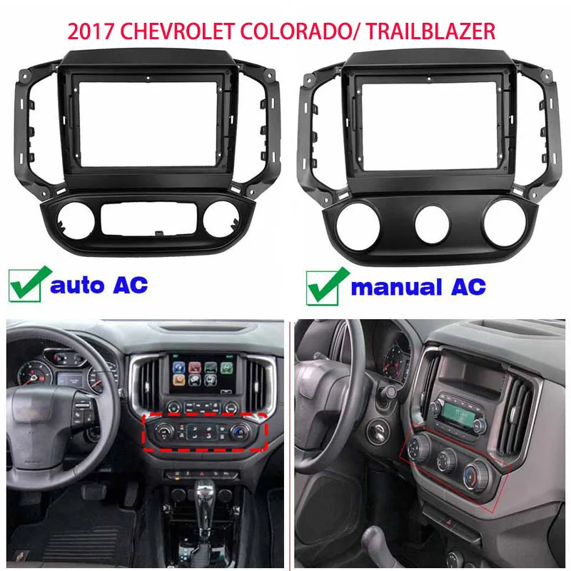 Car Radio Fascia For CHEVROLET S10 Colorado Trailblazer ISUZU D-MAX MU-XS Android MP5 Player Panel Frame 2din Stereo Dash Cover
Car Radio Fascia For CHEVROLET S10 Colorado Trailblazer ISUZU D-MAX MU-XS Android MP5 Player Panel Frame 2din Stereo Dash Cover