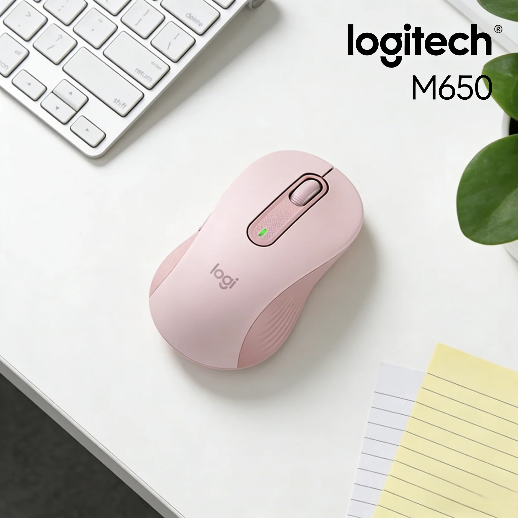 Logitech M650/M650L Office Mouse | Dual-Mode Bluetooth, Silent Ergonomic Design with Smart Wheel, Portable for Work & Laptop
Logitech M650/M650L Office Mouse | Dual-Mode Bluetooth, Silent Ergonomic Design with Smart Wheel, Portable for Work & Laptop