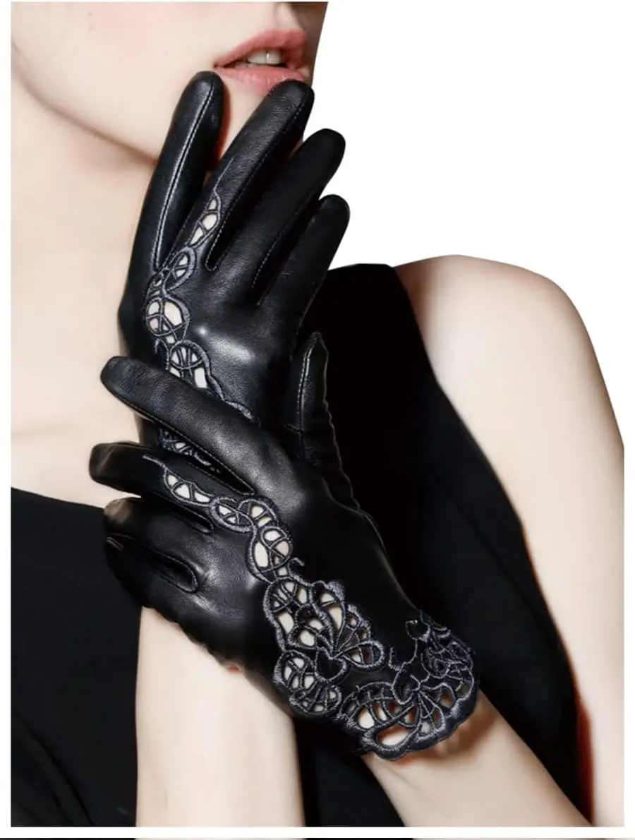 Women's Genuine Leather Driving Gloves Touchscreen Unlined Sheepskin Thin Ladies Gloves
Women's Genuine Leather Driving Gloves Touchscreen Unlined Sheepskin Thin Ladies Gloves