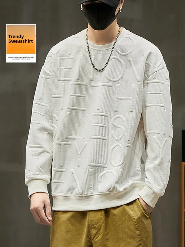 American Retro Heavyweight Hoodie Men's High-End round Neck Jacket Spring Fashionable Casual Polyester Fabric Print Sweatshirt
American Retro Heavyweight Hoodie Men's High-End round Neck Jacket Spring Fashionable Casual Polyester Fabric Print Sweatshirt