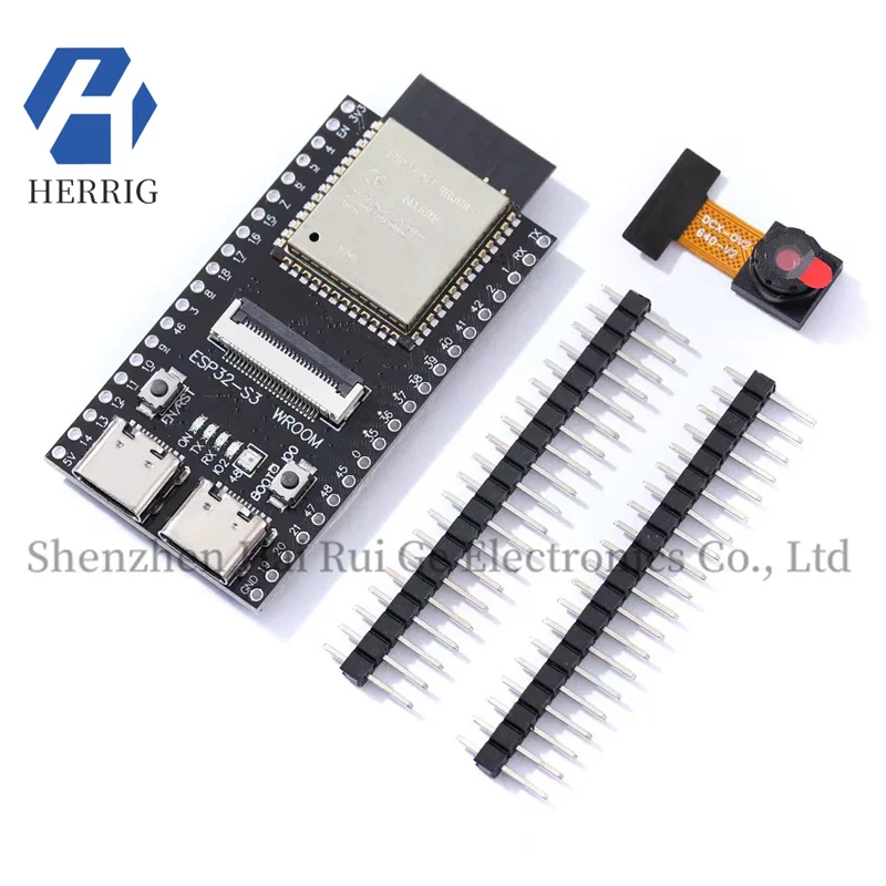 ESP32-WROVER-DEV development board with OV2640 camera Wi-Fi Bluetooth module ESP32-CAM
ESP32-WROVER-DEV development board with OV2640 camera Wi-Fi Bluetooth module ESP32-CAM