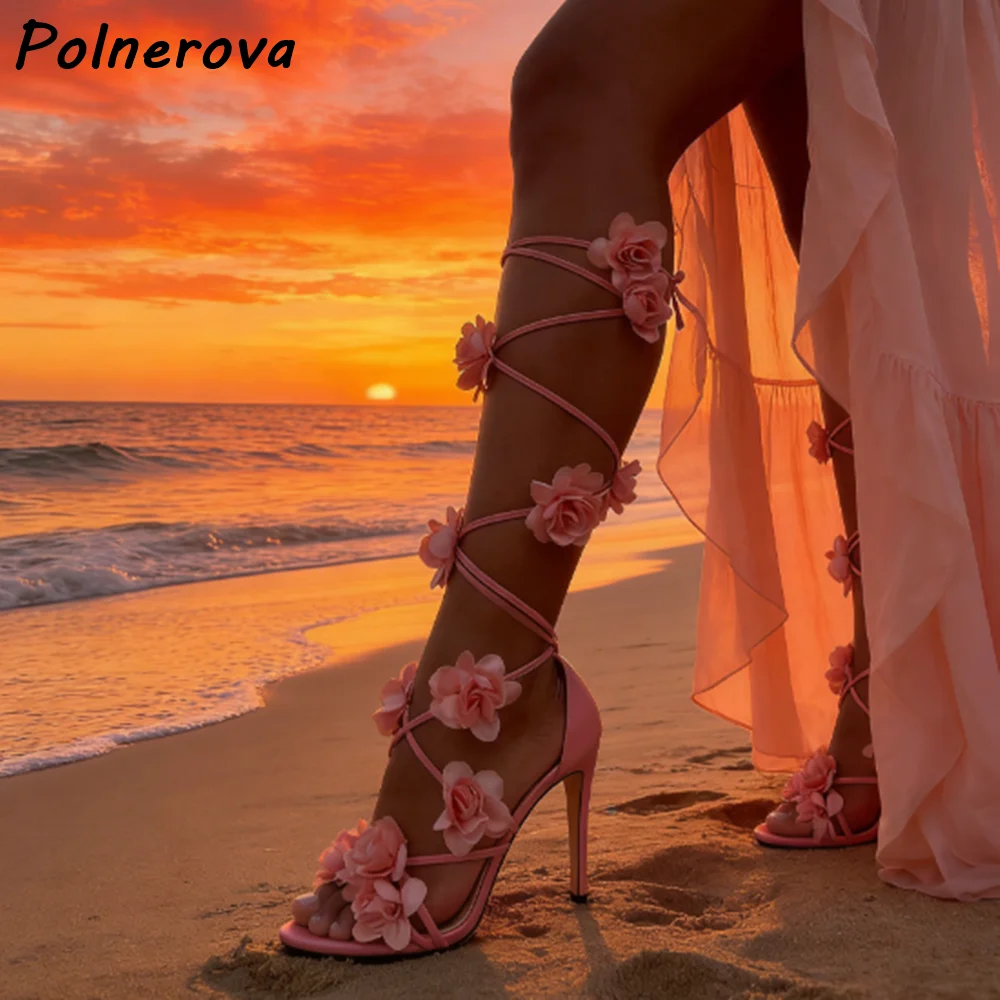 Flower Lace Up Sandals Black Rose Round Toe Thin Heels Lace Up Gladiator Shoes Summer Sweet Party Bridal Wedding Stiletto Shoes
Flower Lace Up Sandals Black Rose Round Toe Thin Heels Lace Up Gladiator Shoes Summer Sweet Party Bridal Wedding Stiletto Shoes