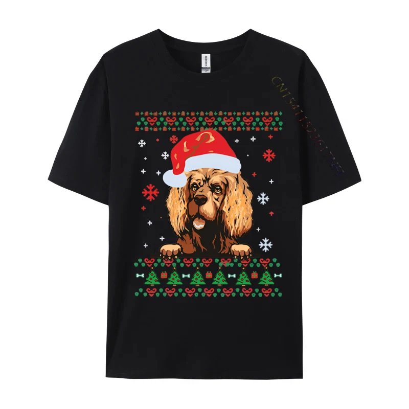 Wholesale American Cocker Spaniel Christmas Sa T-shirt Personalized Top T-shirts Cotton Blue And White Graphic T Shirts
Wholesale American Cocker Spaniel Christmas Sa T-shirt Personalized Top T-shirts Cotton Blue And White Graphic T Shirts