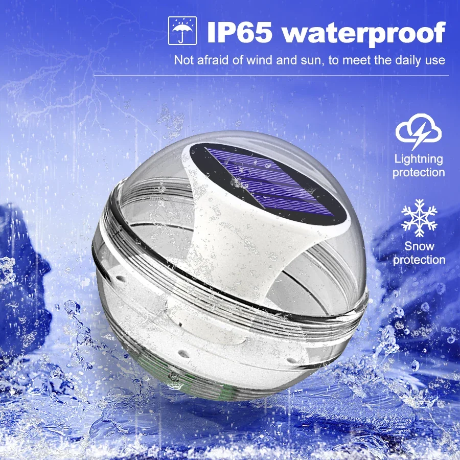 Solar Water Floating Lights Waterproof Garden Lamp Warm White RGB Changing Patio Swimming Pool Pond Night Light
Solar Water Floating Lights Waterproof Garden Lamp Warm White RGB Changing Patio Swimming Pool Pond Night Light