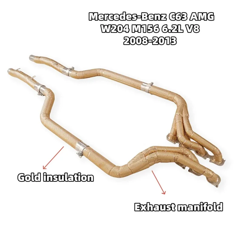 Car Exhaust Pipes for Mercedes Benz W204 C63 AMG W204/S204/C204/A204 6.2 2008-2013 SS304 OEM Performance Exhaust Manifold Header
Car Exhaust Pipes for Mercedes Benz W204 C63 AMG W204/S204/C204/A204 6.2 2008-2013 SS304 OEM Performance Exhaust Manifold Header