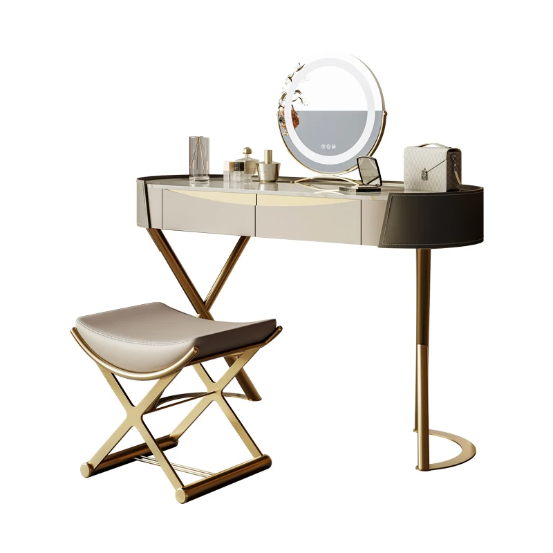 Xl Stone Plate Dressing Table Bedroom Storage Modern Simple High-End Creative Makeup Table
Xl Stone Plate Dressing Table Bedroom Storage Modern Simple High-End Creative Makeup Table