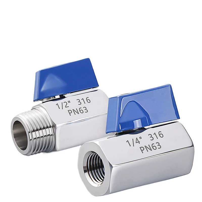 Mini Ball Valve Stainless Steel, Miniature Small Valve , Double Internal Thread Inner and Outer Wire Air Valve Manual Switch
Mini Ball Valve Stainless Steel, Miniature Small Valve , Double Internal Thread Inner and Outer Wire Air Valve Manual Switch