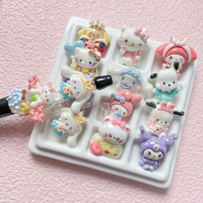 Cartoon anime Sanrio UV plated resin straight hole beaded hello Kitty DIY mobile phone chain bracelet necklace jewelry material
Cartoon anime Sanrio UV plated resin straight hole beaded hello Kitty DIY mobile phone chain bracelet necklace jewelry material