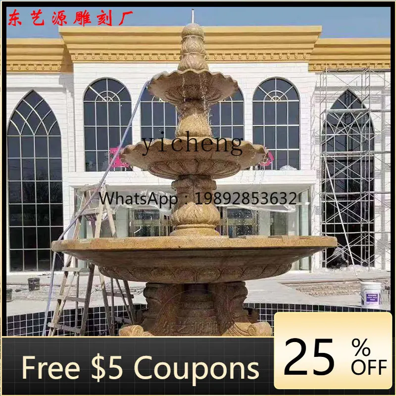 stone fountain outdoor courtyard water feature fish pond landscaping large rockery flowing bowl marble feng shui ornament
stone fountain outdoor courtyard water feature fish pond landscaping large rockery flowing bowl marble feng shui ornament