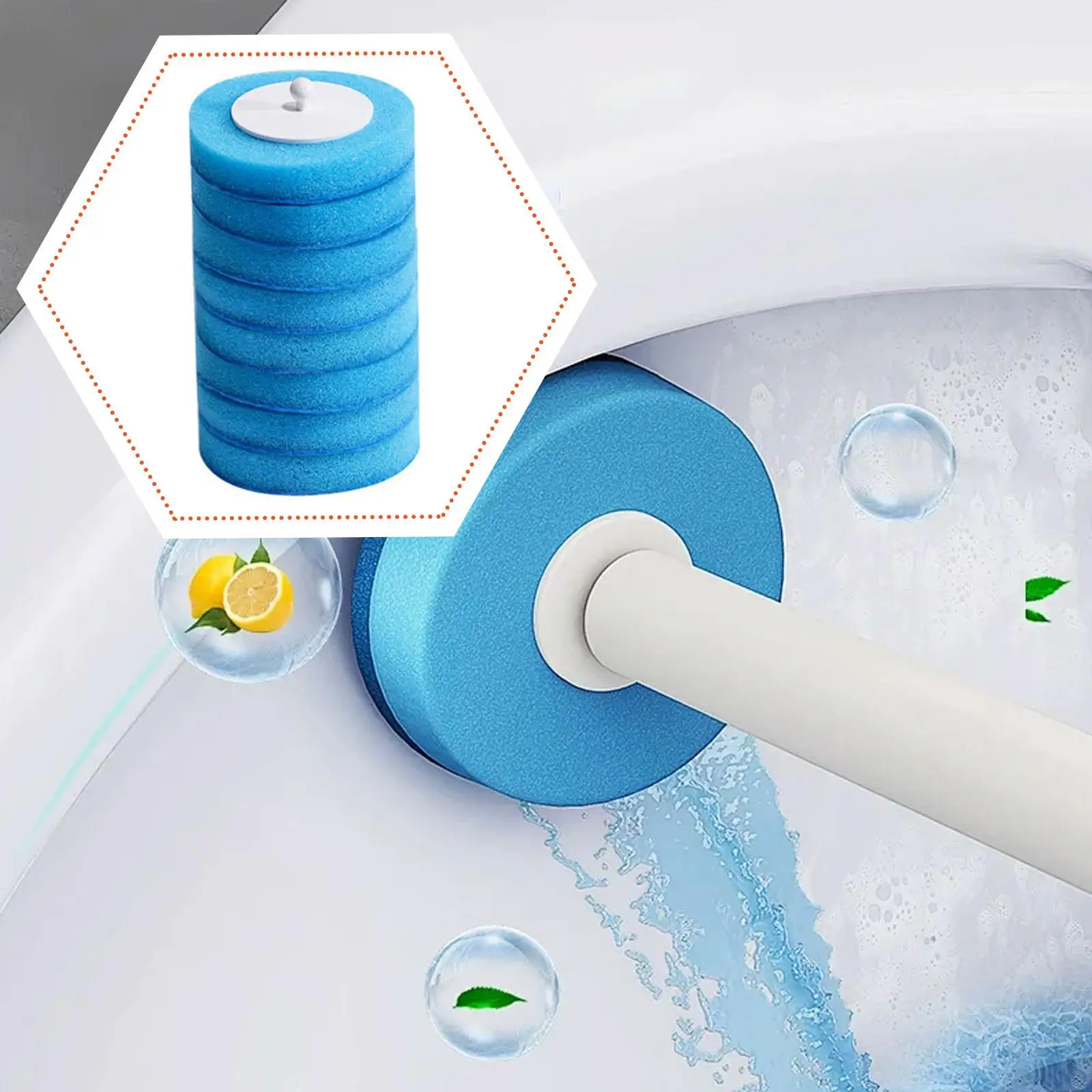 Disposable Toilet Brush Funny Head Sponge Refills Scented Bowl Cleaner Wand Replacement for Modern Bathroom
Disposable Toilet Brush Funny Head Sponge Refills Scented Bowl Cleaner Wand Replacement for Modern Bathroom