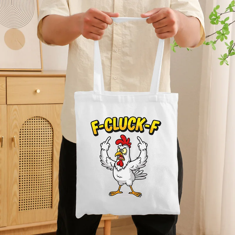 F-CAW-F Сумка на плечо с курицей в мультяшном стиле F-CAW-F, новинка 2025, холщовая большая сумка, женская сумка для покупок большой вместимости с животными
F-CAW-F Сумка на плечо с курицей в мультяшном стиле F-CAW-F, новинка 2025, холщовая большая сумка, женская сумка для покупок большой вместимости с животными