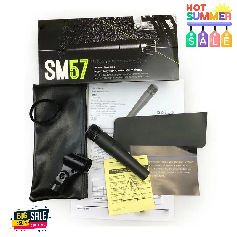 2026 HOT Mic SM57 Unidirectional Cardioid Dynamic Microphone, Instrument Microphone,for BBOX Recording , Instrument Recording
2026 HOT Mic SM57 Unidirectional Cardioid Dynamic Microphone, Instrument Microphone,for BBOX Recording , Instrument Recording