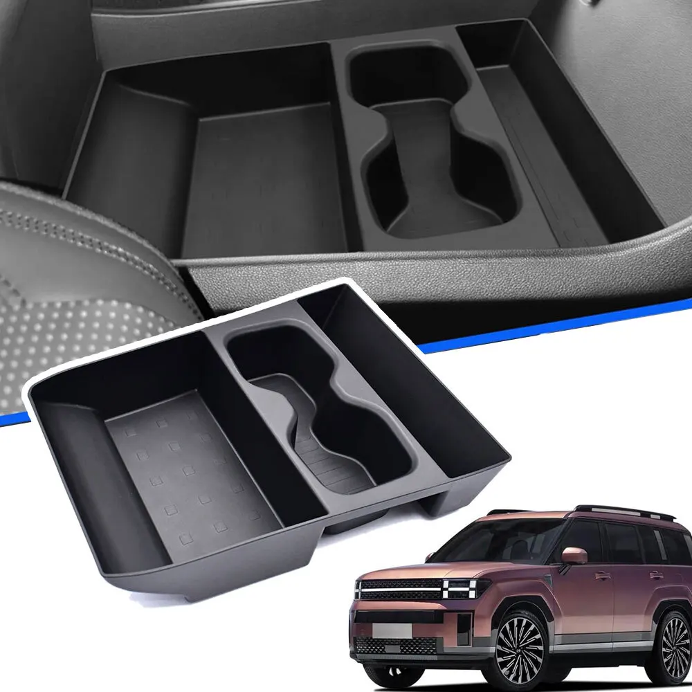 Органайзер-лоток TPE для центральной консоли автомобиля Hyundai Santa Fe 2024, 2025, 2026 годов, с подстаканником, аксессуар для хранения и порядка
Органайзер-лоток TPE для центральной консоли автомобиля Hyundai Santa Fe 2024, 2025, 2026 годов, с подстаканником, аксессуар для хранения и порядка