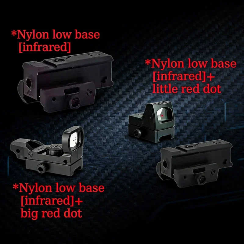 Nylon Infrared Laser Red Dot Sight, Line-mounted, 20mm Extendable Rail, Indicator Light for Outdoor Use
Nylon Infrared Laser Red Dot Sight, Line-mounted, 20mm Extendable Rail, Indicator Light for Outdoor Use