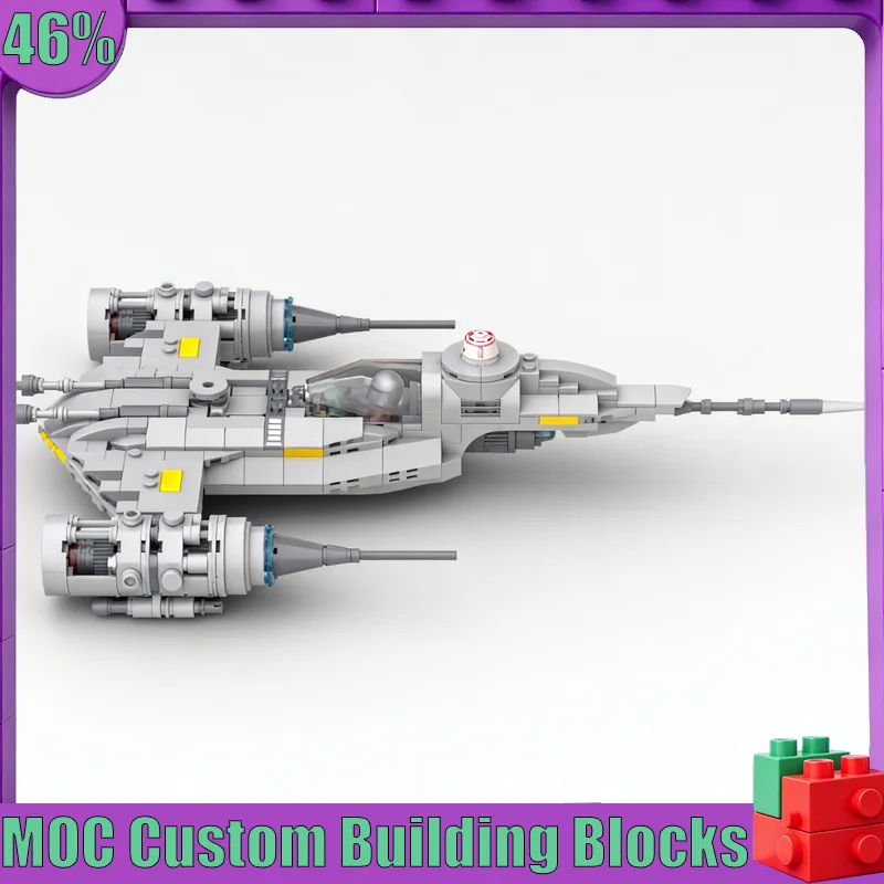 520PCS MOC Sci Fi N-1 Starfighter Spacecraft Model Custom Puzzle Technical DIY Assembly Educational Toy Collection Popular Gift
520PCS MOC Sci Fi N-1 Starfighter Spacecraft Model Custom Puzzle Technical DIY Assembly Educational Toy Collection Popular Gift