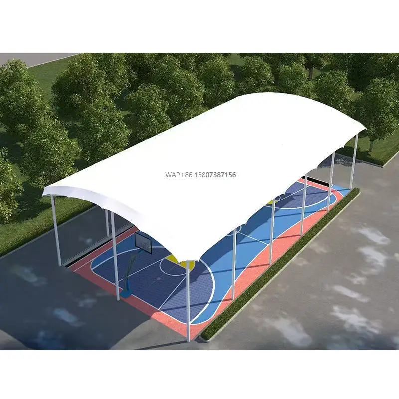 High Strong Windproof Resistant Design Outdoor Court Tennis Court Roof Cover Basketball Court Roof Tent
High Strong Windproof Resistant Design Outdoor Court Tennis Court Roof Cover Basketball Court Roof Tent