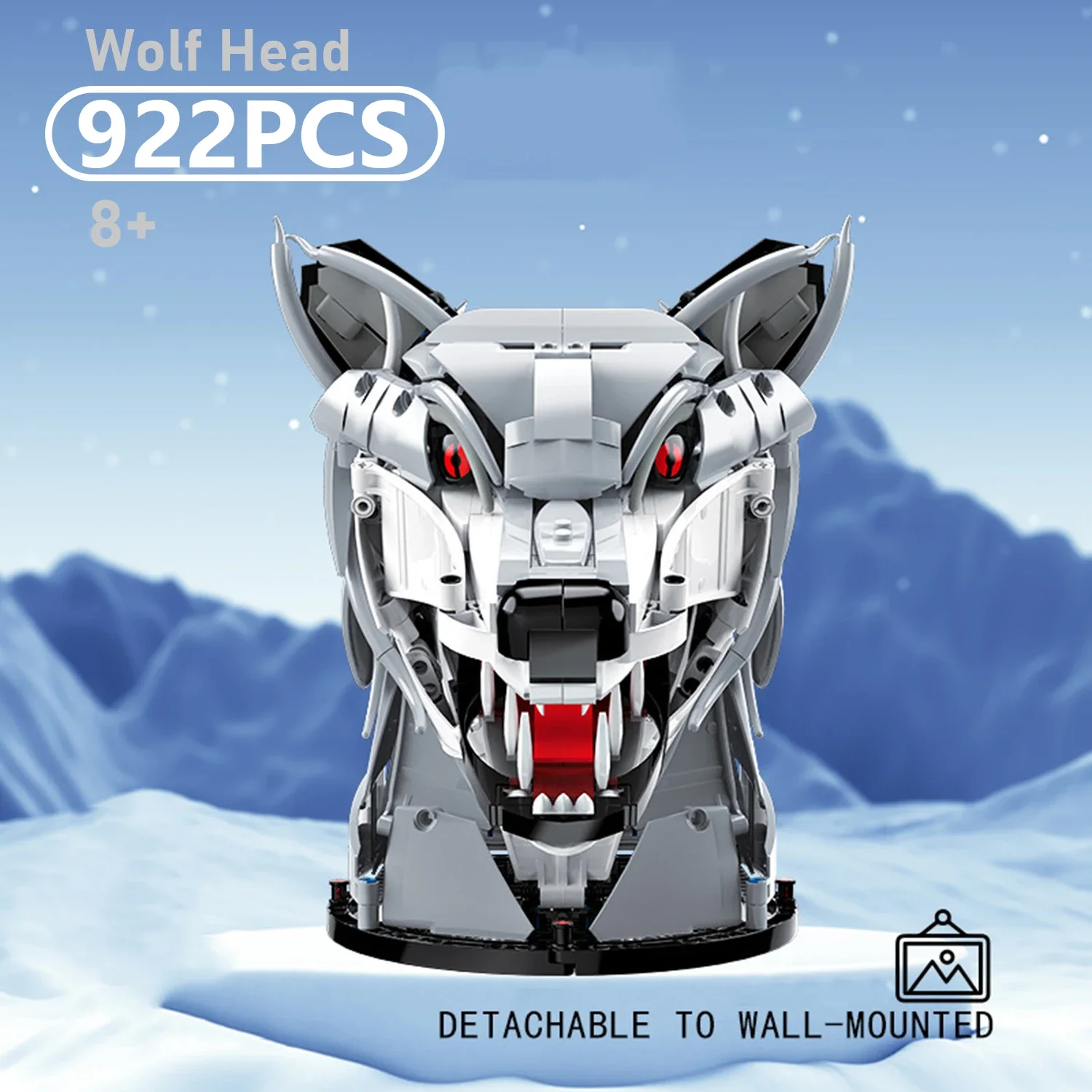 Simulation Wolf Head Model Living Room Decor Wall Mountable 3D Animal Creative Small Particles Building Blocks
Simulation Wolf Head Model Living Room Decor Wall Mountable 3D Animal Creative Small Particles Building Blocks