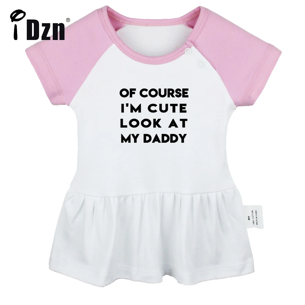 NEW Of Course I'm Cute Look At My Daddy Baby Girl Cute Short Sleeve Dress Infant Funny Pleated Dress Soft Cotton Dresses Clothes
NEW Of Course I'm Cute Look At My Daddy Baby Girl Cute Short Sleeve Dress Infant Funny Pleated Dress Soft Cotton Dresses Clothes