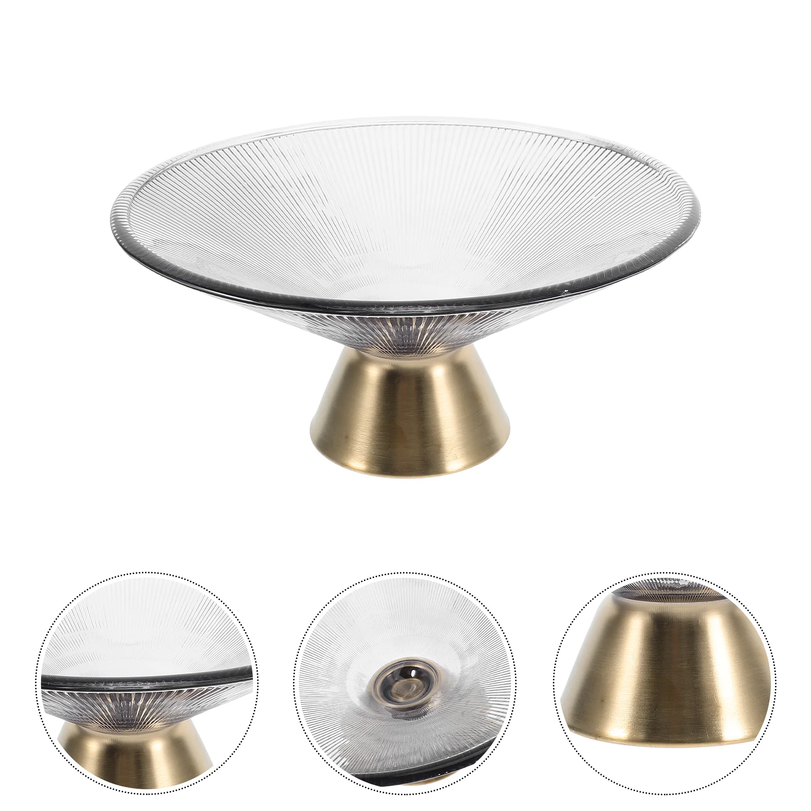 Light Luxury Glass Fruit Plate Bowl Snacks Footed Tray Serving Bowls Decorative Iron Modern Candy
Light Luxury Glass Fruit Plate Bowl Snacks Footed Tray Serving Bowls Decorative Iron Modern Candy