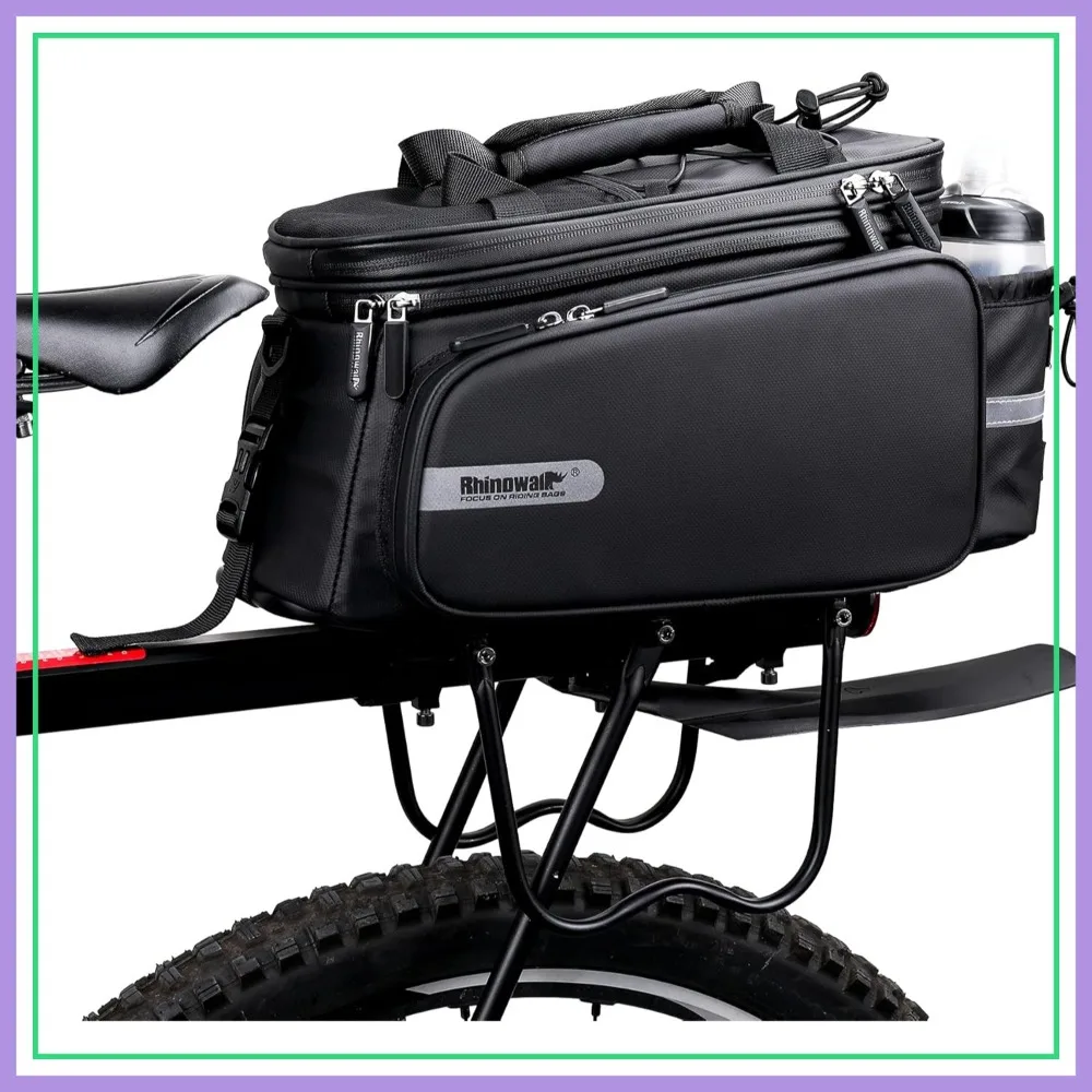 Expandable 11-30L Bike Trunk Bag, Rear Rack Pannier, Shoulder Luggage for Commuter Cycling
Expandable 11-30L Bike Trunk Bag, Rear Rack Pannier, Shoulder Luggage for Commuter Cycling