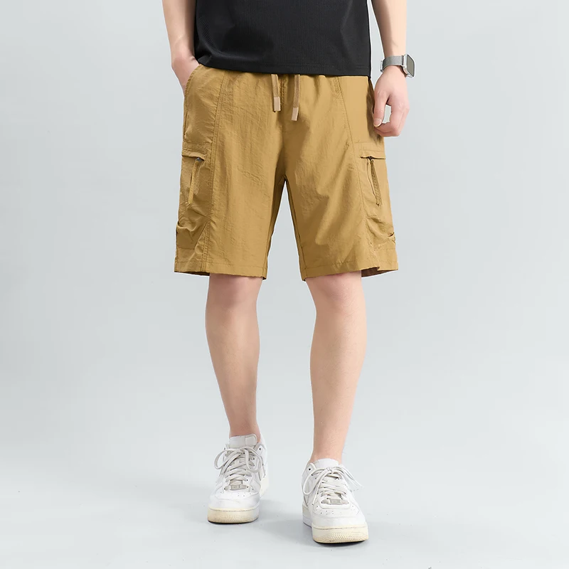 2026Summer 100% Nylon Tooling Casual Shorts For Men's Tether Elastic To Zipper Pocket Five-point Pants Quick-drying Medium Pants
2026Summer 100% Nylon Tooling Casual Shorts For Men's Tether Elastic To Zipper Pocket Five-point Pants Quick-drying Medium Pants