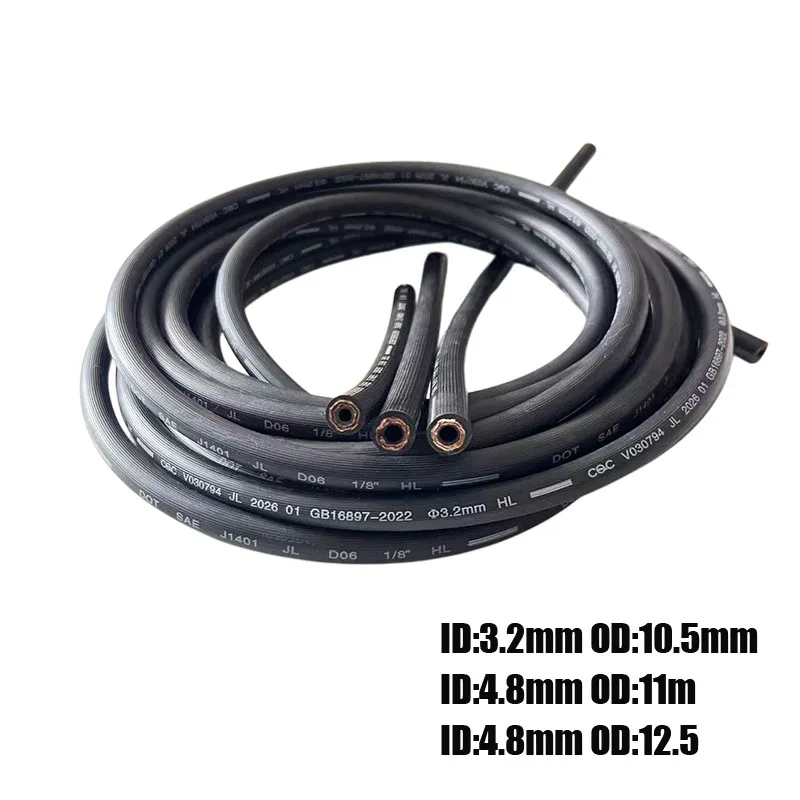 Motorcycles Hydraulic Rubber Brake Hose Pipe 1/8 3/16Black Cars Tractors 3 glue and 2 wires Rubber Brake Clutch Oil Pipe
Motorcycles Hydraulic Rubber Brake Hose Pipe 1/8 3/16Black Cars Tractors 3 glue and 2 wires Rubber Brake Clutch Oil Pipe