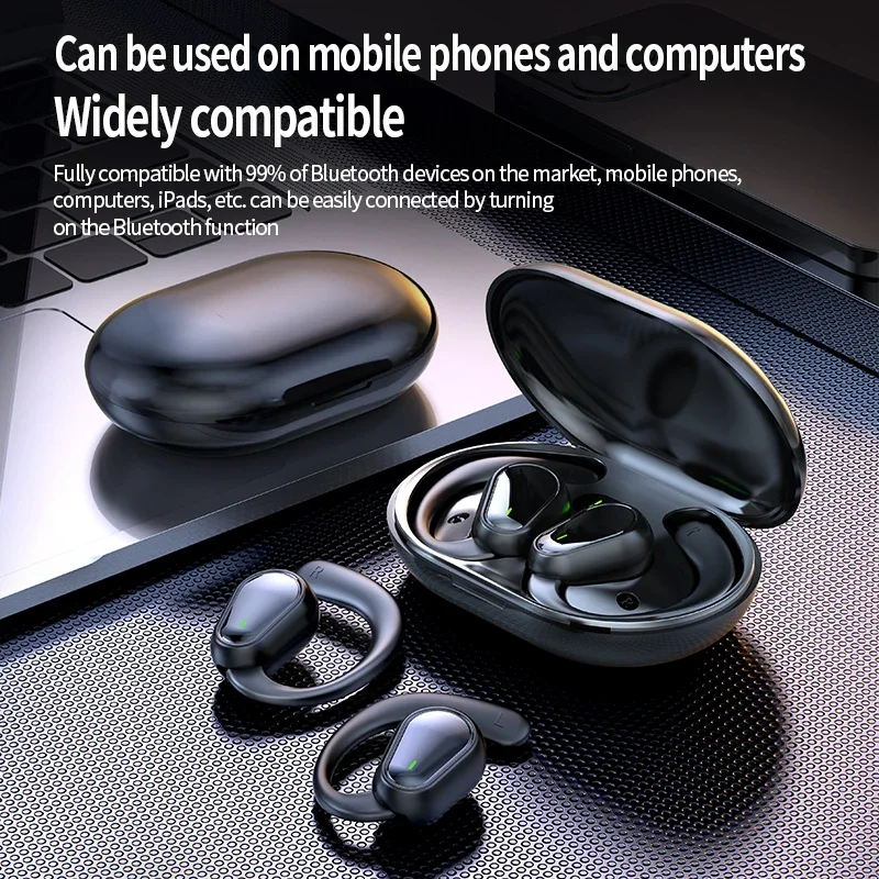 Outdoor Sports Wireless Ear Hanging Earphones Bluetooth Earphones HiFi Stereo High Quality Suitable for All Mobile Phones
Outdoor Sports Wireless Ear Hanging Earphones Bluetooth Earphones HiFi Stereo High Quality Suitable for All Mobile Phones