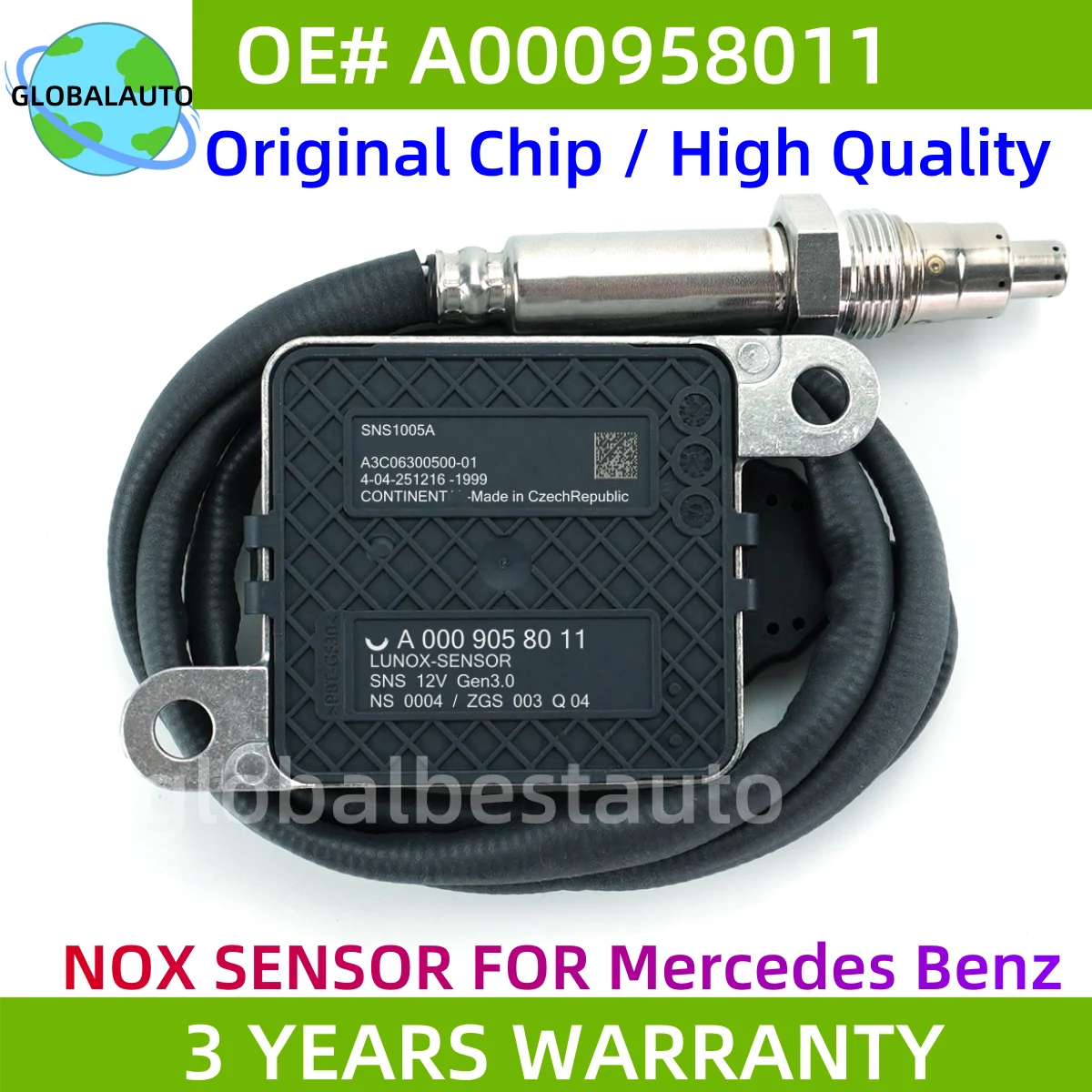 Nox Sensor for NGK Probe OEM A0009058011 0009058011 A0009053009 For Mercedes-Benz W213 W222 W238 W257 W447 C200 Vito Sprinter
Nox Sensor for NGK Probe OEM A0009058011 0009058011 A0009053009 For Mercedes-Benz W213 W222 W238 W257 W447 C200 Vito Sprinter