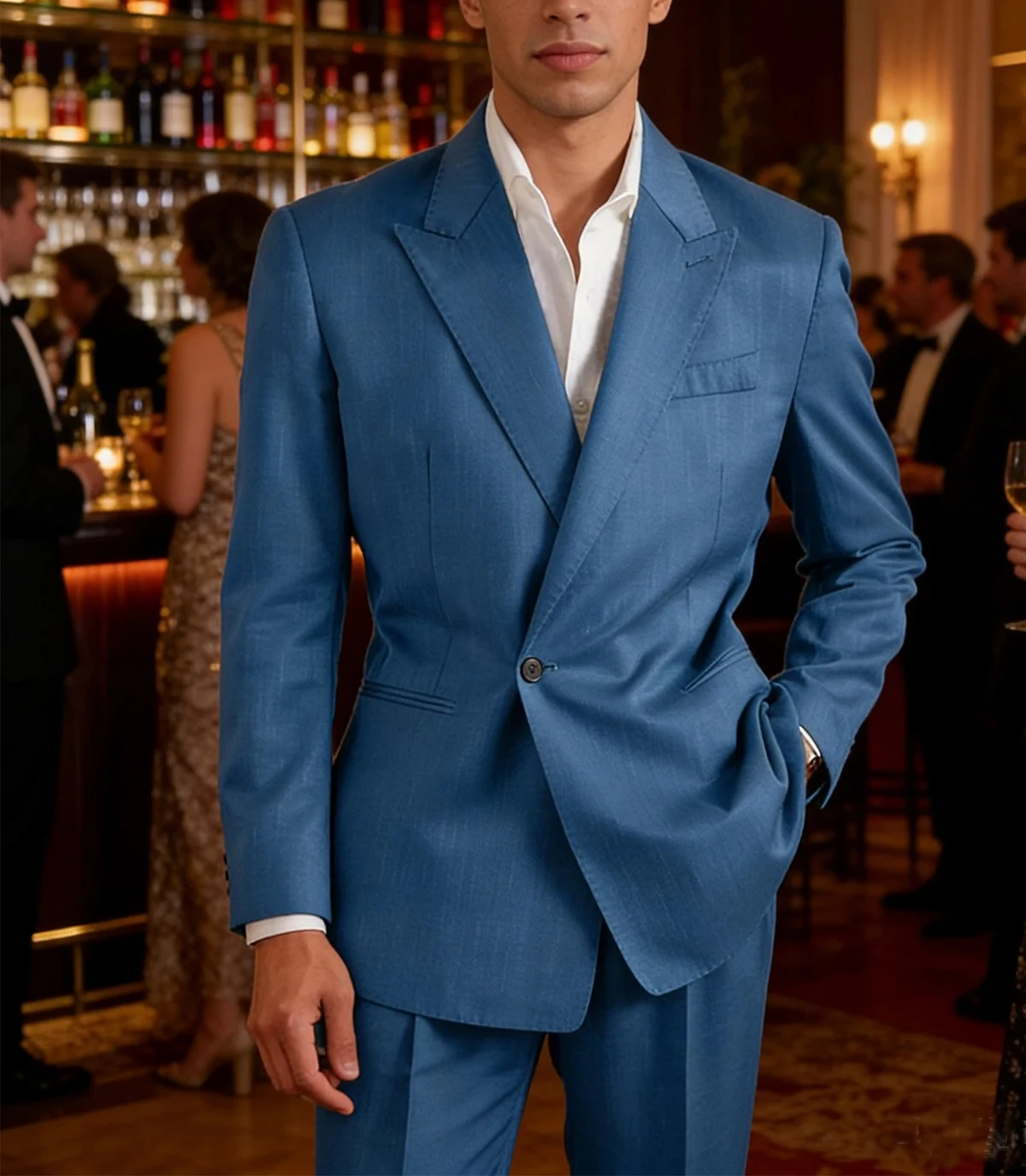 Mens 2pcs Suit Set Linen Blend Slim Fit Blazer Jacket Pants Suits Lightweight Beach Wedding Business Groom's wedding dress set
Mens 2pcs Suit Set Linen Blend Slim Fit Blazer Jacket Pants Suits Lightweight Beach Wedding Business Groom's wedding dress set