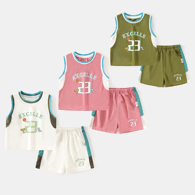 Infant Baby Boys Drying Sporty Outfit Summer Letter Kid Boys Basketball Uniform Tracksuit Thin Cool Little Boys Vest Shorts 2Pcs
Infant Baby Boys Drying Sporty Outfit Summer Letter Kid Boys Basketball Uniform Tracksuit Thin Cool Little Boys Vest Shorts 2Pcs
