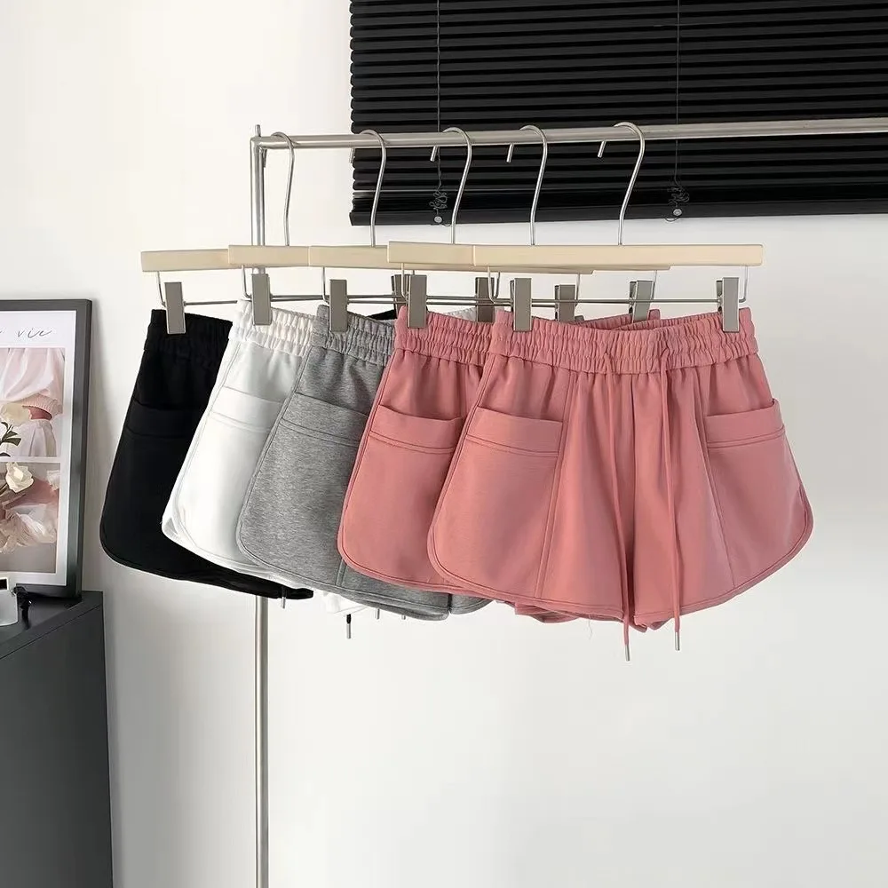 Gray Sports Shorts Women's Summer Thin A-word High Waist Loose Casual Design Drawstring Straight Wide Leg Hot Pants shorts
Gray Sports Shorts Women's Summer Thin A-word High Waist Loose Casual Design Drawstring Straight Wide Leg Hot Pants shorts
