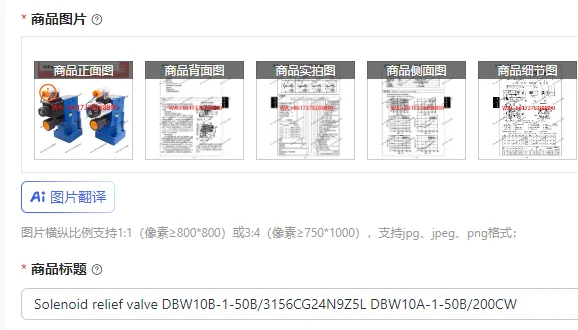 Solenoid relief valve DBW10B-1-50B/3156CG24N9Z5L DBW10A-1-50B/200CW
Solenoid relief valve DBW10B-1-50B/3156CG24N9Z5L DBW10A-1-50B/200CW