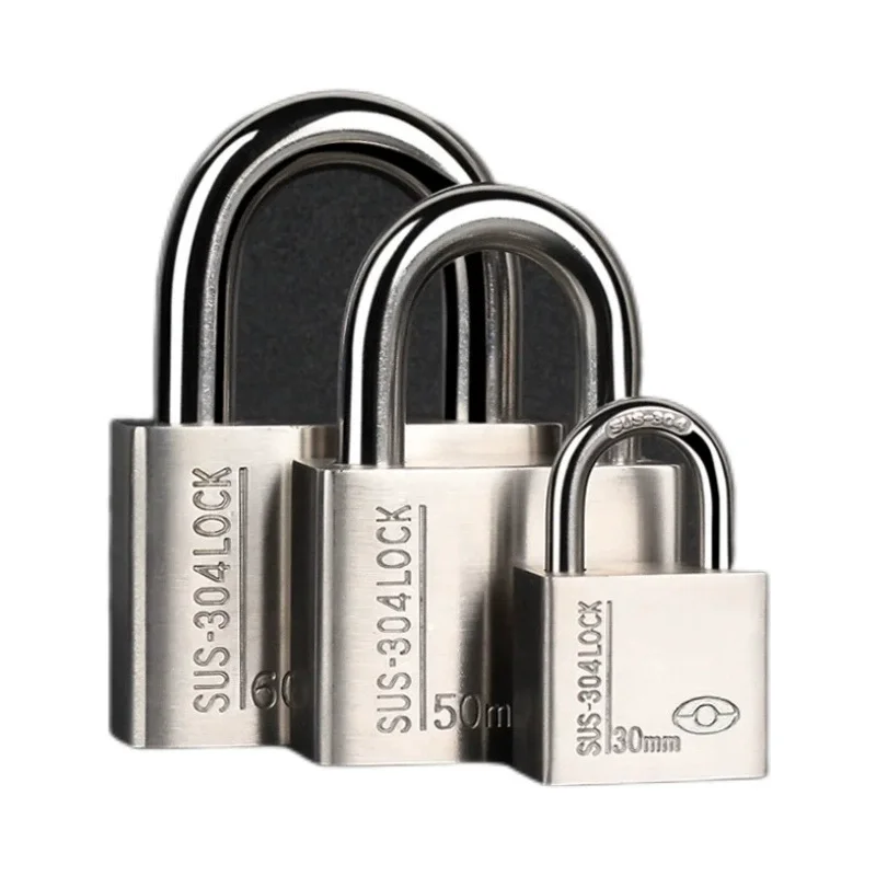 304 Stainless Steel Outdoor Padlock Waterproof Rust-Proof Cabinet Door Lock with Same Key 4 Keys Included Furniture Lock Head
304 Stainless Steel Outdoor Padlock Waterproof Rust-Proof Cabinet Door Lock with Same Key 4 Keys Included Furniture Lock Head