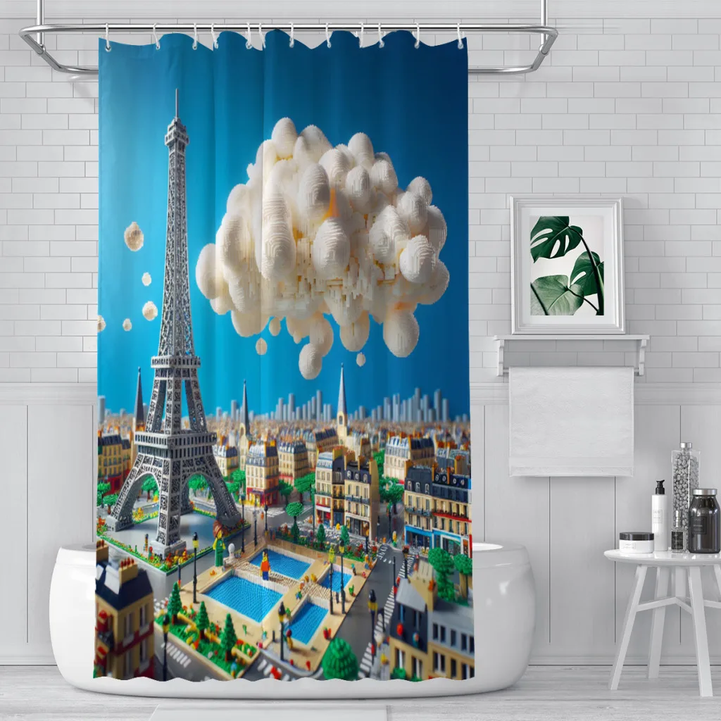Paris Skyline Unique decor Modern Fabric Bathroom Shower Curtains art design Print Curtain
Paris Skyline Unique decor Modern Fabric Bathroom Shower Curtains art design Print Curtain