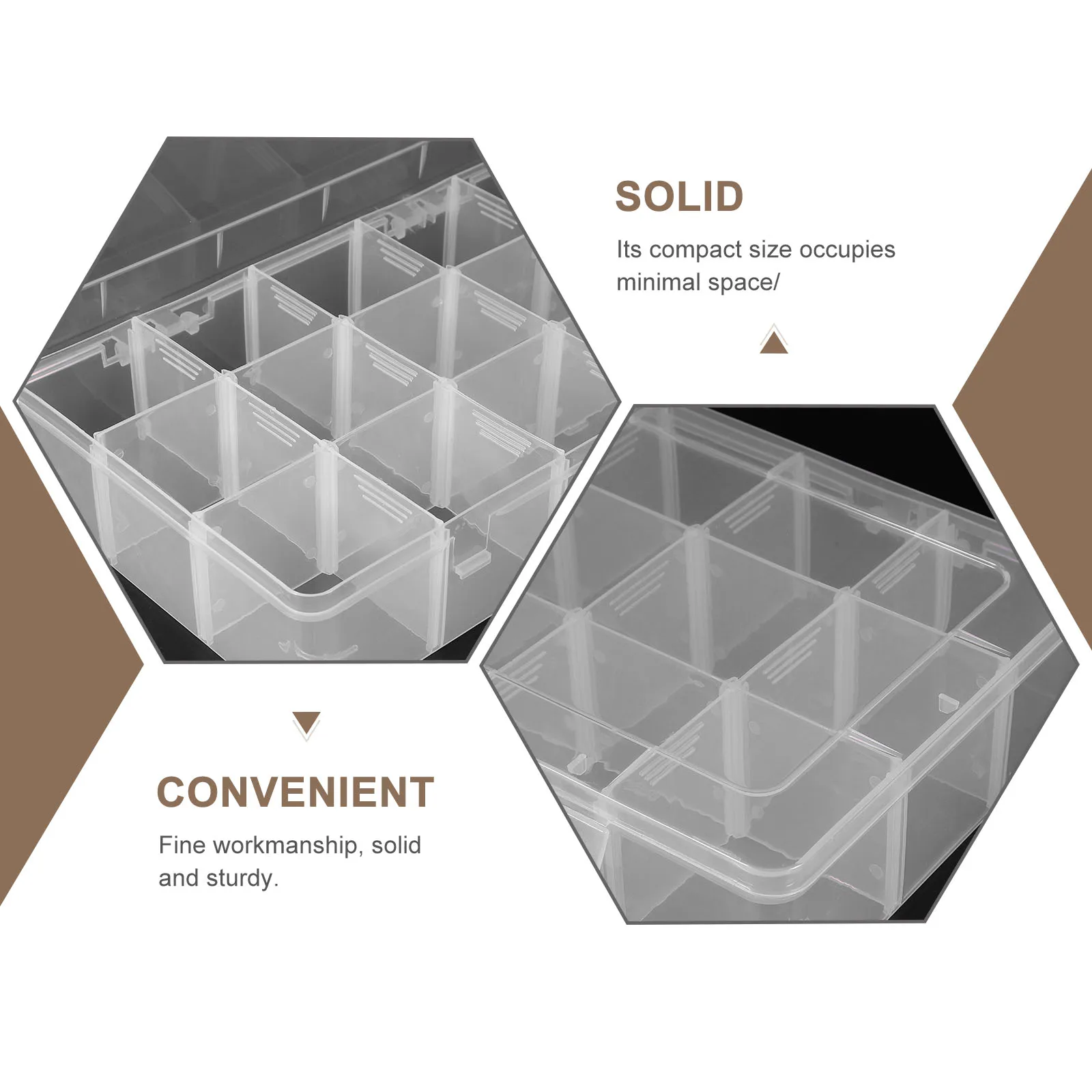 15 Compartments Hardware Accessories Storage Box Transparent Plastic Organizer For Beads Electronic Components Small Parts Tool
15 Compartments Hardware Accessories Storage Box Transparent Plastic Organizer For Beads Electronic Components Small Parts Tool