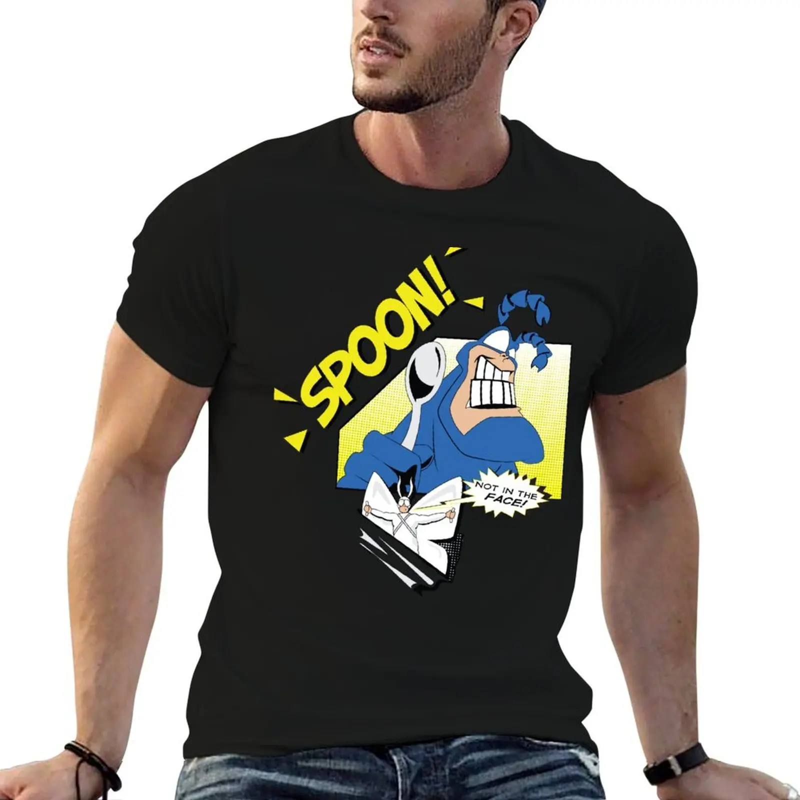 SPOON! T-Shirt t shirt personalised anime t shirts for man man t shirts cotton T-shirt
SPOON! T-Shirt t shirt personalised anime t shirts for man man t shirts cotton T-shirt