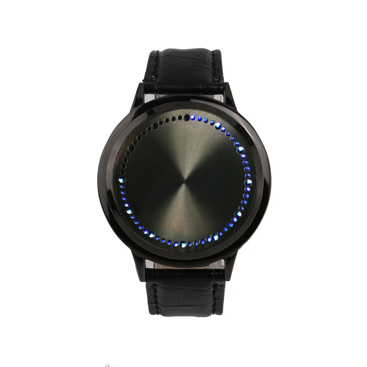 LED Touch Screen Watch Black PU Band Round Dial Portable Cool Everyday Use Timepiece Round Dial Watch
LED Touch Screen Watch Black PU Band Round Dial Portable Cool Everyday Use Timepiece Round Dial Watch
