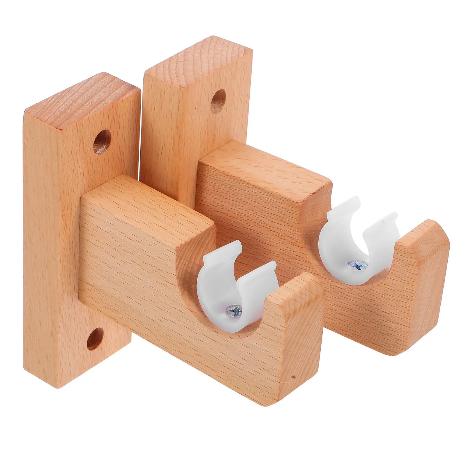 2 Pcs Rod Bracket Heavy Duty Wood Single Support Center Holder Wall Mount Kitchen Curtain Rod Hardware Brackets Bedroom Decor
2 Pcs Rod Bracket Heavy Duty Wood Single Support Center Holder Wall Mount Kitchen Curtain Rod Hardware Brackets Bedroom Decor