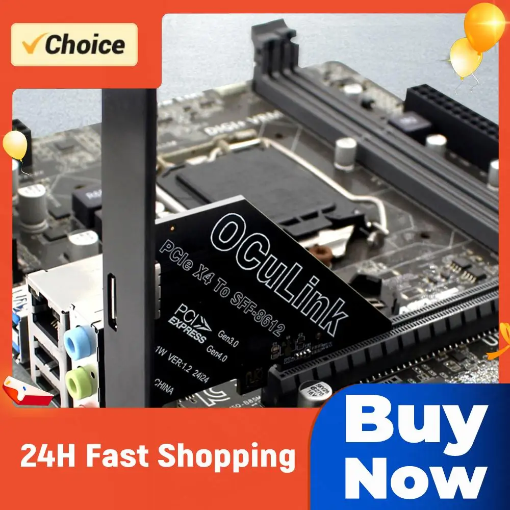 1 PC PCIe To SFF 8611&8612 Adapter Card PCI Express To SFF-8612 Expansion Card Adapter PCI Express PCI-E X4/X1 SSD Convert Card
1 PC PCIe To SFF 8611&8612 Adapter Card PCI Express To SFF-8612 Expansion Card Adapter PCI Express PCI-E X4/X1 SSD Convert Card