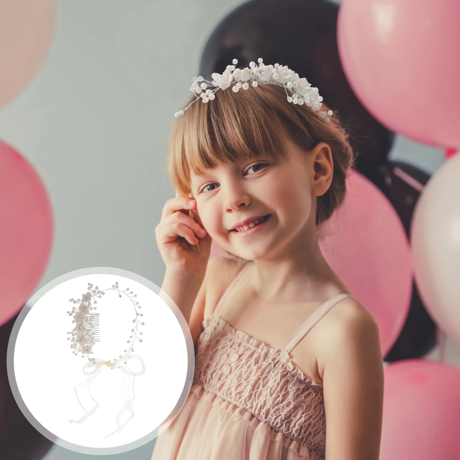 Flower Girl Flower Girl Headpiece Children Princess Hair Accessories Pearl White Hairb for Wedding Party Festivals Child
Flower Girl Flower Girl Headpiece Children Princess Hair Accessories Pearl White Hairb for Wedding Party Festivals Child