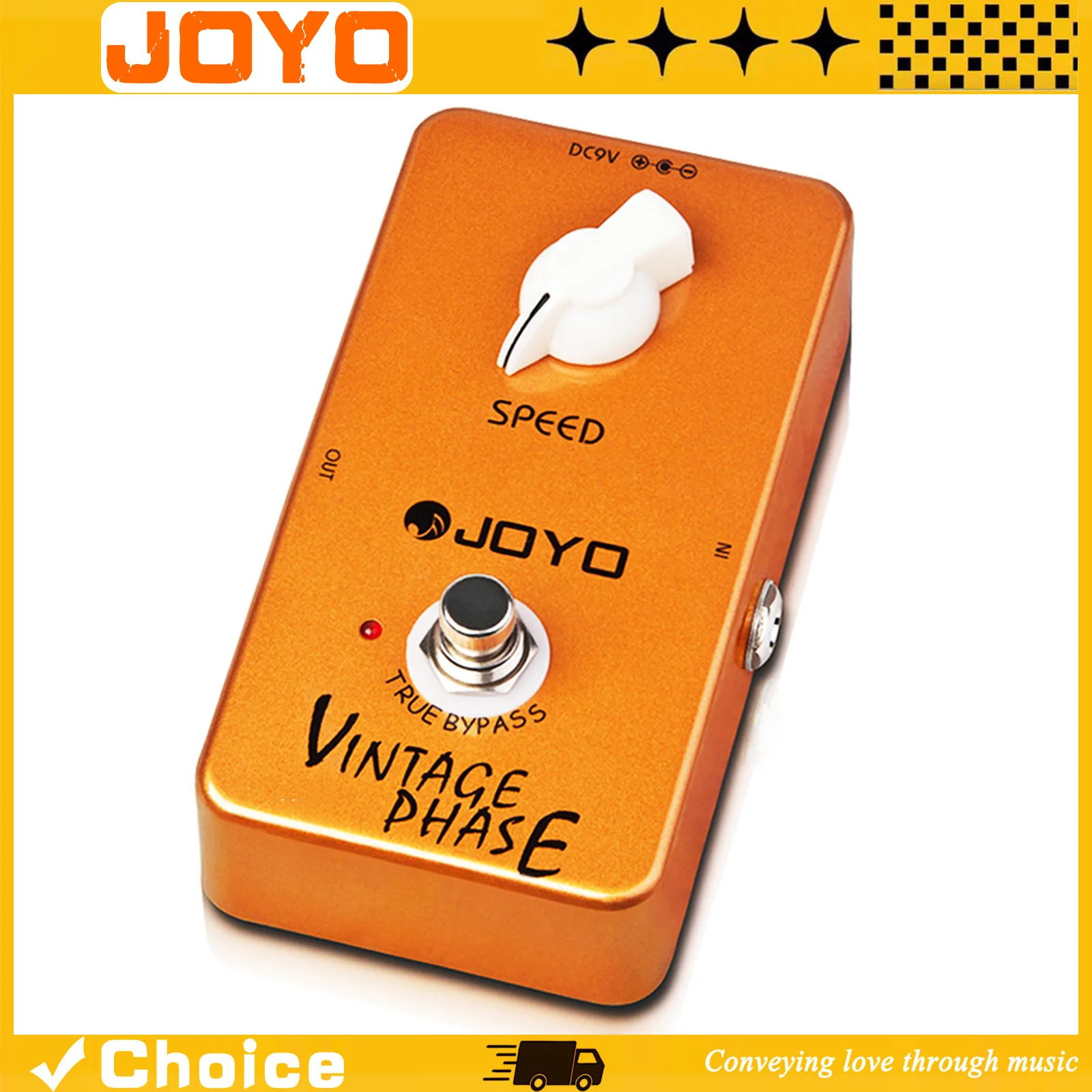 JF-06 Guitar Effect Pedal Vintage Phase Pedal 70's Classic Phaser Sounds with Speed Control Knob Guitar Accessories
JF-06 Guitar Effect Pedal Vintage Phase Pedal 70's Classic Phaser Sounds with Speed Control Knob Guitar Accessories