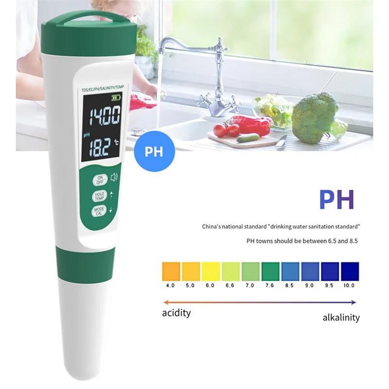 HGSW-ручка для проверки качества воды, измеритель pH, детектор голосовой модели EC, многопараметрический тестер качества воды кислотности
HGSW-ручка для проверки качества воды, измеритель pH, детектор голосовой модели EC, многопараметрический тестер качества воды кислотности