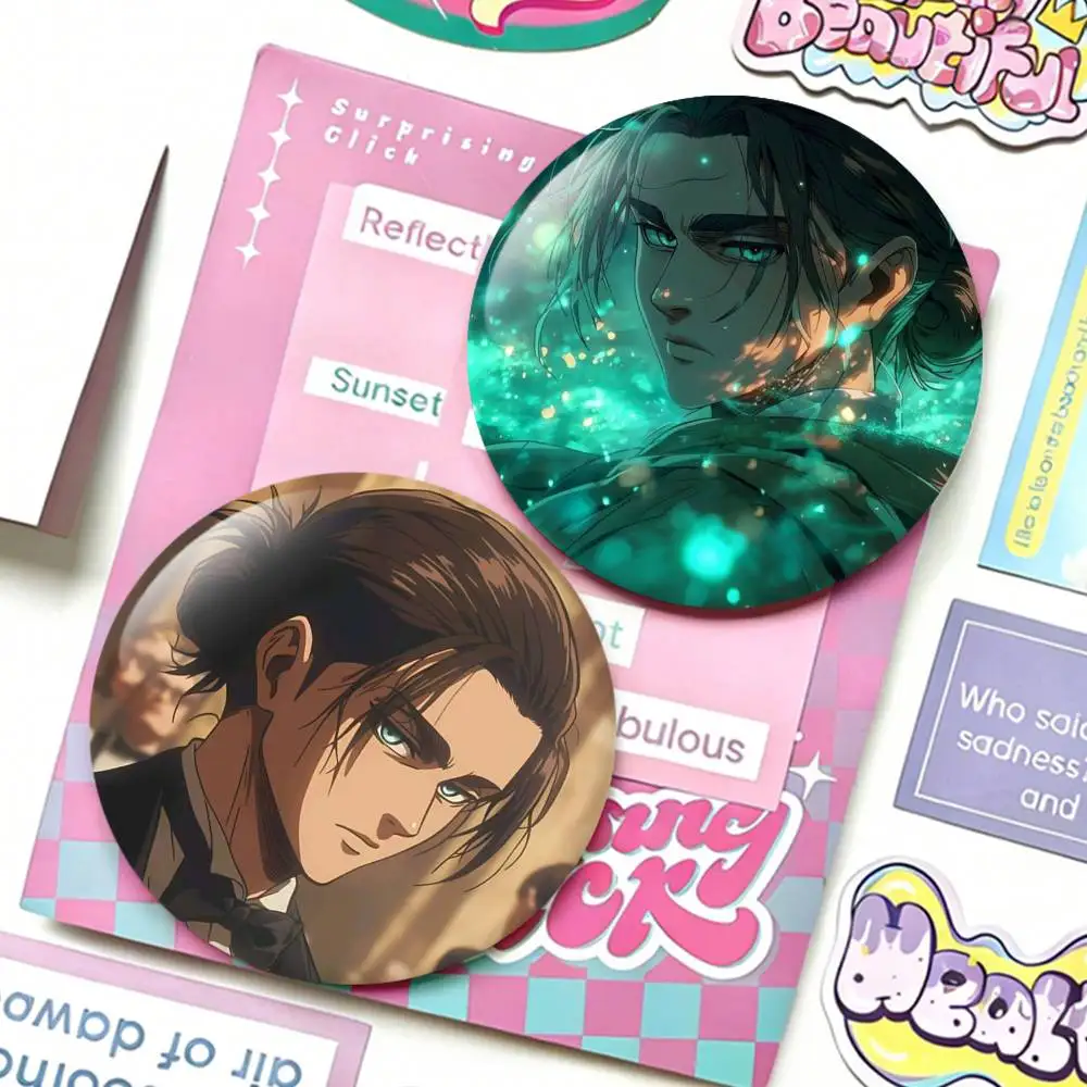 E-Eren Y-Yeager Anime A-Attack On T-Titans Laser Badge Applicable For Backpack Clothes Hats Decor Creative Accessories
E-Eren Y-Yeager Anime A-Attack On T-Titans Laser Badge Applicable For Backpack Clothes Hats Decor Creative Accessories