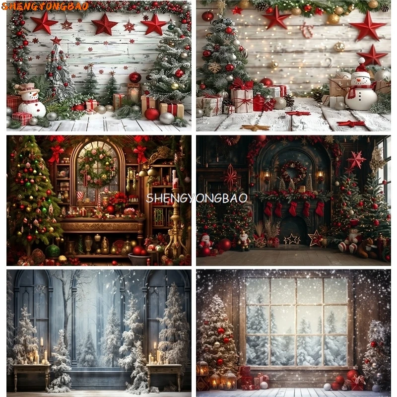 Christmas Tree With Gift Boxes Photography Backdrops Winter Decorations Wooden Door Fireplace Room Background Props WR-07
Christmas Tree With Gift Boxes Photography Backdrops Winter Decorations Wooden Door Fireplace Room Background Props WR-07