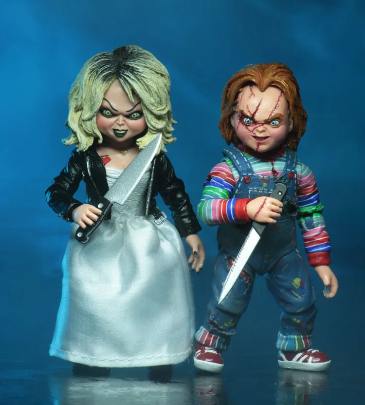 Набор из 2 фигурок NECA Чаки и Тиффани: Модель-игрушка из фильма «Детские игры: Невеста Чаки»
Набор из 2 фигурок NECA Чаки и Тиффани: Модель-игрушка из фильма «Детские игры: Невеста Чаки»