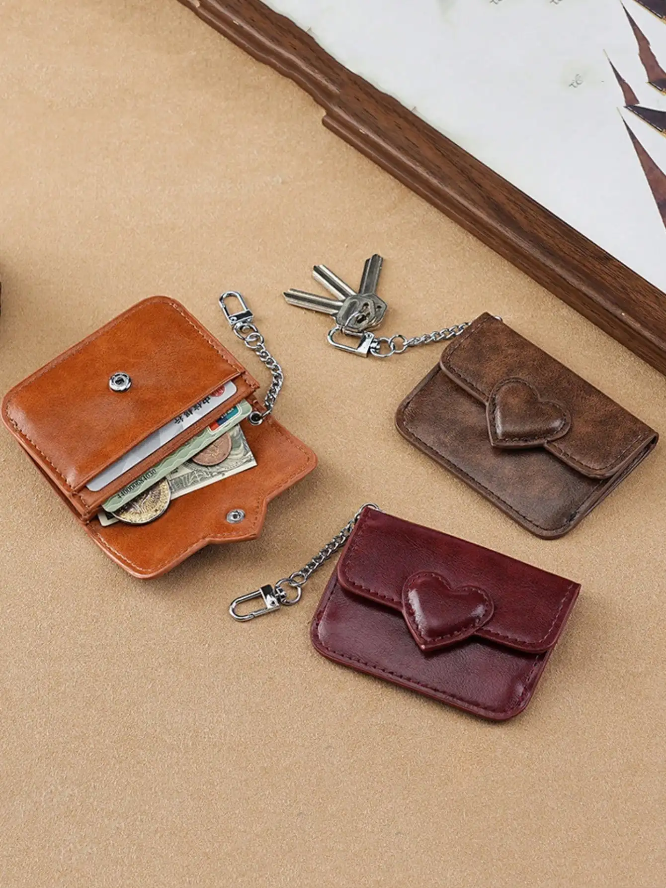 Oil Wax PU Leather Retro Coin Purse High-End Caring Convenient Mini Bag Men's And Women's Multi Slot Anti Magnetic Card Bag ID Two In One Wallet Purse Wallet Mini Wallet Small Wallet Vintage
Oil Wax PU Leather Retro Coin Purse High-End Caring Convenient Mini Bag Men's And Women's Multi Slot Anti Magnetic Card Bag ID Two In One Wallet Purse Wallet Mini Wallet Small Wallet Vintage