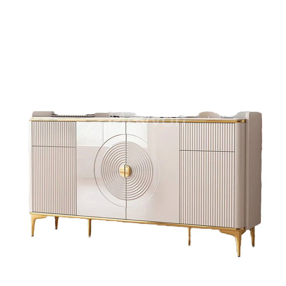 Carolf Modern Dining Room Wooden Sideboard with Marble Top Kitchen Storage Cabinet Furniture
Carolf Modern Dining Room Wooden Sideboard with Marble Top Kitchen Storage Cabinet Furniture